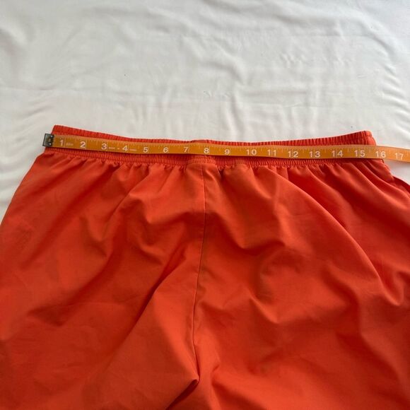 GymShark 7” Men's Arrival Shorts Orange Athletic Size XL Sweat Wicking Pockets - Picture 6 of 7
